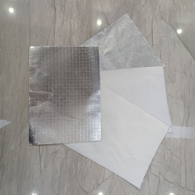 Harga yang bagus Aluminium Foil Kain Serat Kaca Komposit Anti Radiasi Termal Selimut Fireproof Isolasi on line